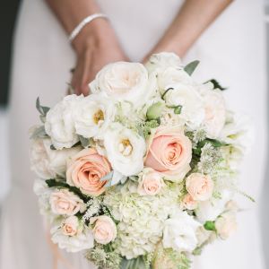 Bride and groom on wedding